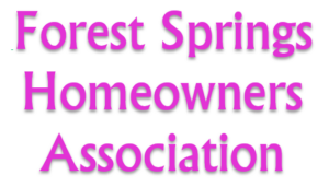 Forest Springs Homeowners Association Logo